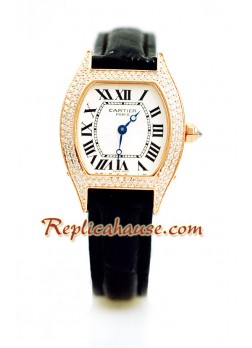 Cartier Tortue Ladies Swiss Wristwatch CTR273