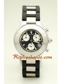 Cartier Ligne Chronoscaph Wristwatch CTR119