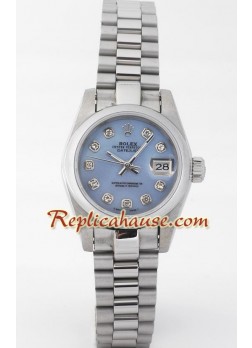 Rolex DateJust - Silver-Lady's ROLX95