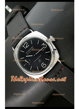 Panerai Radiomir Swiss Vintage Style OP Logo Watch - Black Strap