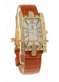 Harry Winston Avenue Classic Swiss Ladies Wristwatch HARWNT04