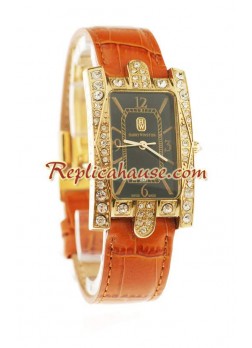 Harry Winston Avenue Classic Swiss Ladies Wristwatch HARWNT05