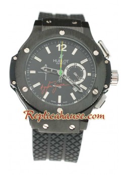 Hublot Big Bang Ayrton Senna Swiss Quartz Wristwatch HBLT48