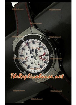 Hublot King Power F1 Edition Swiss Watch in White Dial