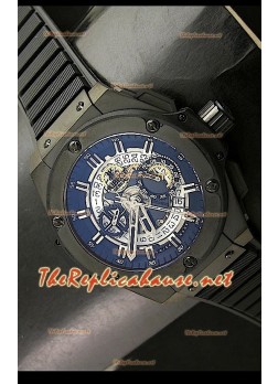 Hublot Big Bang King Power Skeleton Dial watch in PVD