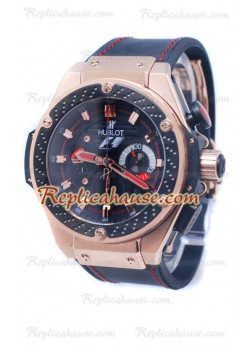 Hublot Big Bang F1 King Power Rose Gold Swiss Wristwatch 58MM HUB-20110527