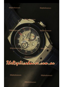 Hublot Big Bang King Steel Skeleton Dial Timepiece Swiss Quartz 45MM
