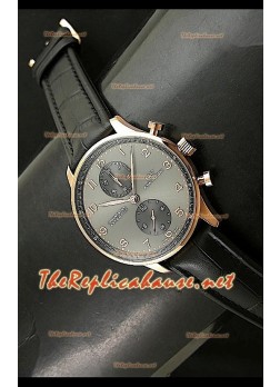 IWC Portuguese Chronograph Swiss Watch in 18K Rose Gold