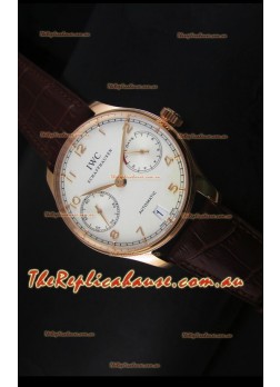 IWC Portugieser IW500701 Swiss Automatic Watch in White Dial - Updated 1:1 Mirror Replica  