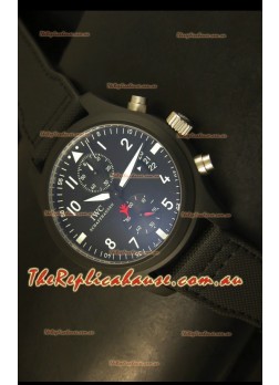IWC Pilot Top Gun Chronograph Swiss Timepiece - 1:1 Mirror Replica Edition