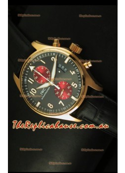 IWC Spitfire Tribecca Edition Timepiece in Rose Gold - 1:1 Mirror Replica