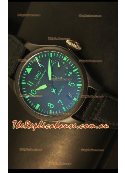 IWC Big Pilot Top Gun Ceramic Case Timepiece - 1:1 Mirror Replica