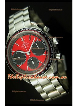 Omega Speedmaster Racing Edition Swiss Replica Watch - Red Dial - 1:1 Mirror Replica