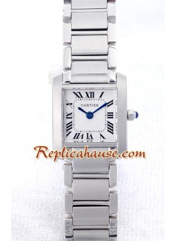 Cartier Tank Francaise Lady's Wristwatch CTR241
