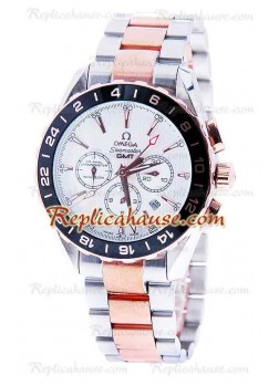 Omega Seamaster Aqua Terra GMT Chronograph Wristwatch OMEG93