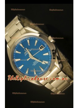 Omega Seamaster Aqua Terra Co-Axial Swiss Timepiece Blue Dial