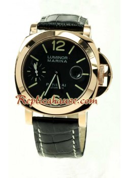 Panerai Luminor 00111 Pink Gold Japanese Wristwatch PNRI04