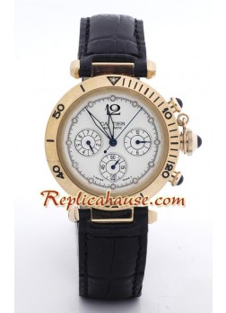 Cartier De Pasha - Gold Wristwatch CTR115