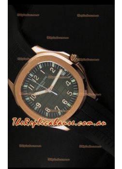 Patek Philippe Aquanaut Rose Gold in Grey Dial Timepiece - 1:1 Mirror Replica