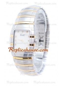 Piaget Tonneau Limelight Two Tone Diamonds Wristwatch PGT-20110528