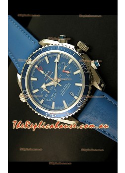 Omega Seamaster The Planet Ocean Japanese Replica Watch in Blue