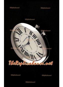 Cartier Travel Pocket Clock in Quartz Movement Type Baignoire