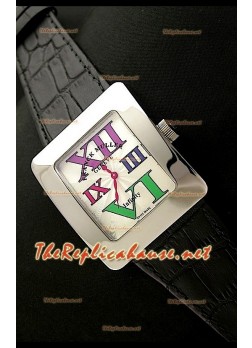 Franck Muller Infinity Ladies Replica Watch in Coloful Roman Hour Numerals
