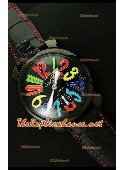 GaGa Milano Manuale Watch in PVD Casing - 48MM - Rainbow Color 