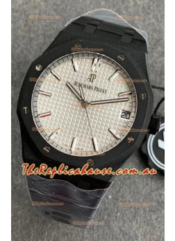 Audemars Piguet Royal Oak 15500 PVD Coated Swiss Replica Watch 3120 Swiss Movement - White Dial