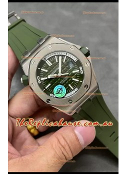 Audemars Piguet Royal Oak  1:1 Ultimate Swiss Replica Watch Green Dial Cal.3120 Movement
