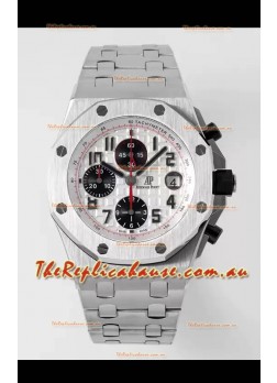 Audemars Piguet Royal Oak Offshore PANDA Chronograph 1:1 Mirror Replica Watch - 904L Steel