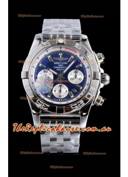 Breitling Chronomat B01 Blue Dial 904L Steel Swiss 1:1 Mirror Replica Timepiece