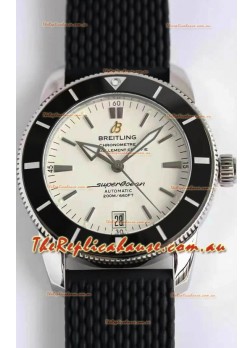 Breitling SuperOcean Heritage II B20 42MM White Dial Swiss Replica Watch - 1:1 Mirror Edition