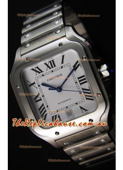 Cartier Santos De Cartier 1:1 Mirror Replica - 40MM Stainless Steel Watch 