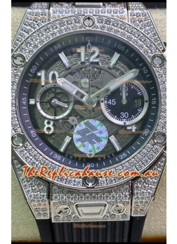 Hublot Big Bang Unico Diamonds 1:1 Mirror Edition Swiss Replica Watch 