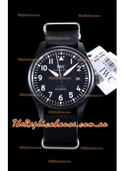 IWC Pilot's Automatic Top Gun 1:1 Mirror Replica Timepiece in Ceramic Case