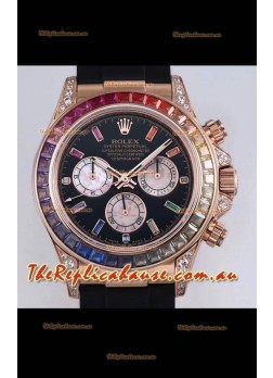 Rolex Cosmograph Daytona 116598 Rose Gold 1:1 Mirror Cal.4130 Movement - 904L Steel Watch