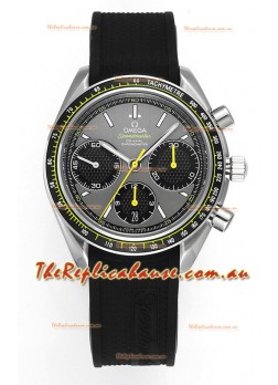 Omega Speedmaster Racing 904L Steel Chronograph 1:1 Mirror Replica in Grey Dial