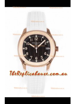 Patek Philippe Aquanaut 5167R Rose Gold 1:1 Mirror Replica Watch - Black Dial