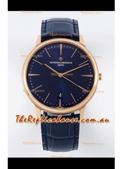 Vacheron Constantin Patrimony Rose Gold 1:1 Mirror Replica Watch 40MM 904L Steel 
