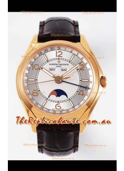 Vacheron Constantin Fiftysix Edition Rose Gold Watch 904L Steel 1:1 Mriror Replica Steel Dial 