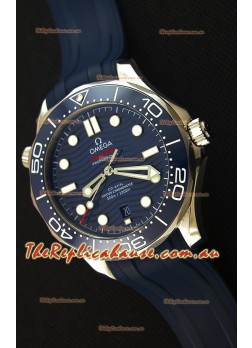 Omega Seamaster 300M Co-Axial Master Chronometer BLUE Swiss 1:1 Mirror Replica Watch 
