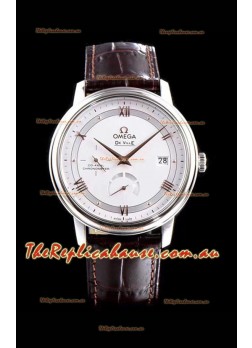 Omega De Ville Prestige Power Reserve 904L Steel 1:1 Mirror Swiss Timepiece White dial