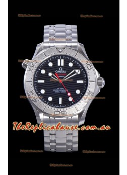 Omega Seamaster Diver 300M Nekton Edition  1:1 Mirror Replica Watch in Black Dial