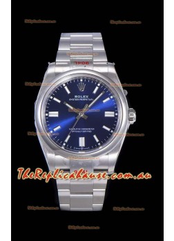 Rolex Oyster Perpetual REF#124300 41MM Cal.3230 Movement Swiss Replica Dark Blue Dial 904L Steel 1:1 Mirror Replica Watch