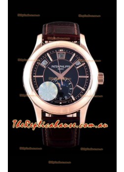 Patek Philippe 5205R-010 Complications MoonPhase 1:1 Mirror Swiss Replica Timepiece 
