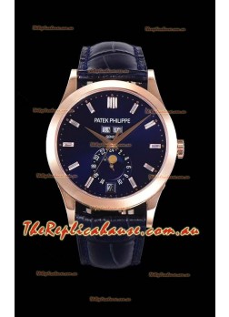 Patek Philippe Annual Calendar 5396R-012 Complications Swiss Replica Watch in Blue Dial 