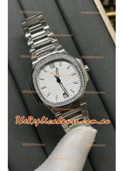 Patek Philippe Nautilus 7118/1A White Dial 1:1 Mirror Swiss Replica Watch in 904L Steel