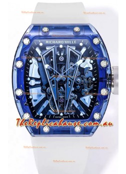 Richard Mille RM27-03 Sapphire Casing with Genuine Tourbillon Movement 1:1 Ultimate Replica
