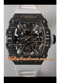Richard Mille RM12-01 Carbon Fiber Case Genuine Tourbillon Movement 1:1 Mirror Replica Watch